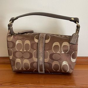 Coach Brown/Tan Logo Bag. Authentic.